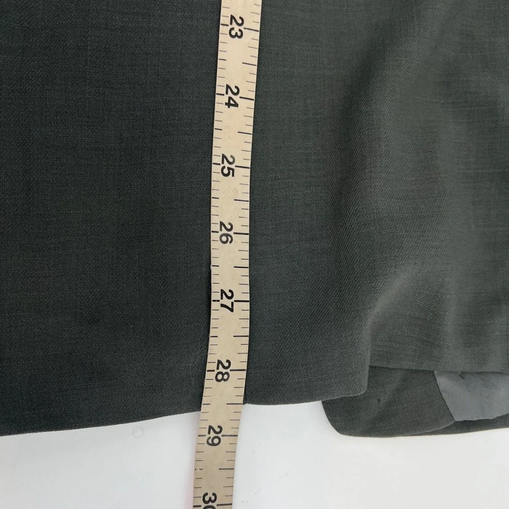 Vintage Giorgio Armani Le Collezioni Women Grey Wool Blazer Made in Italy M 8-10 - Picture 12 of 13